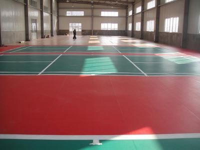 塑膠運動地板